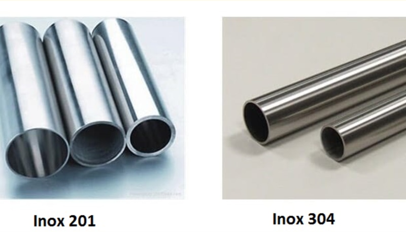 So sánh inox 201 và inox 304