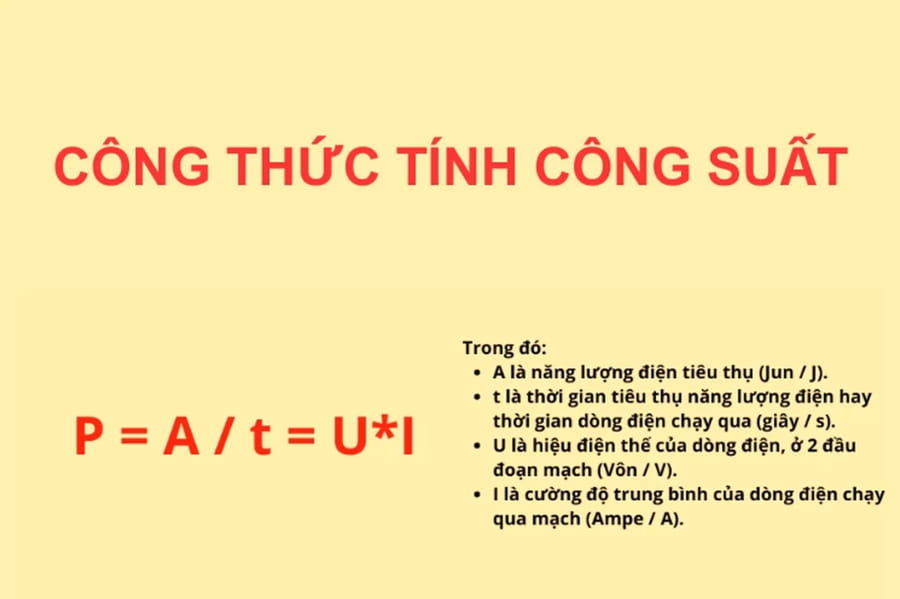 Tính Công Suất Thiết Bị Sử Dụng Nguồn DC